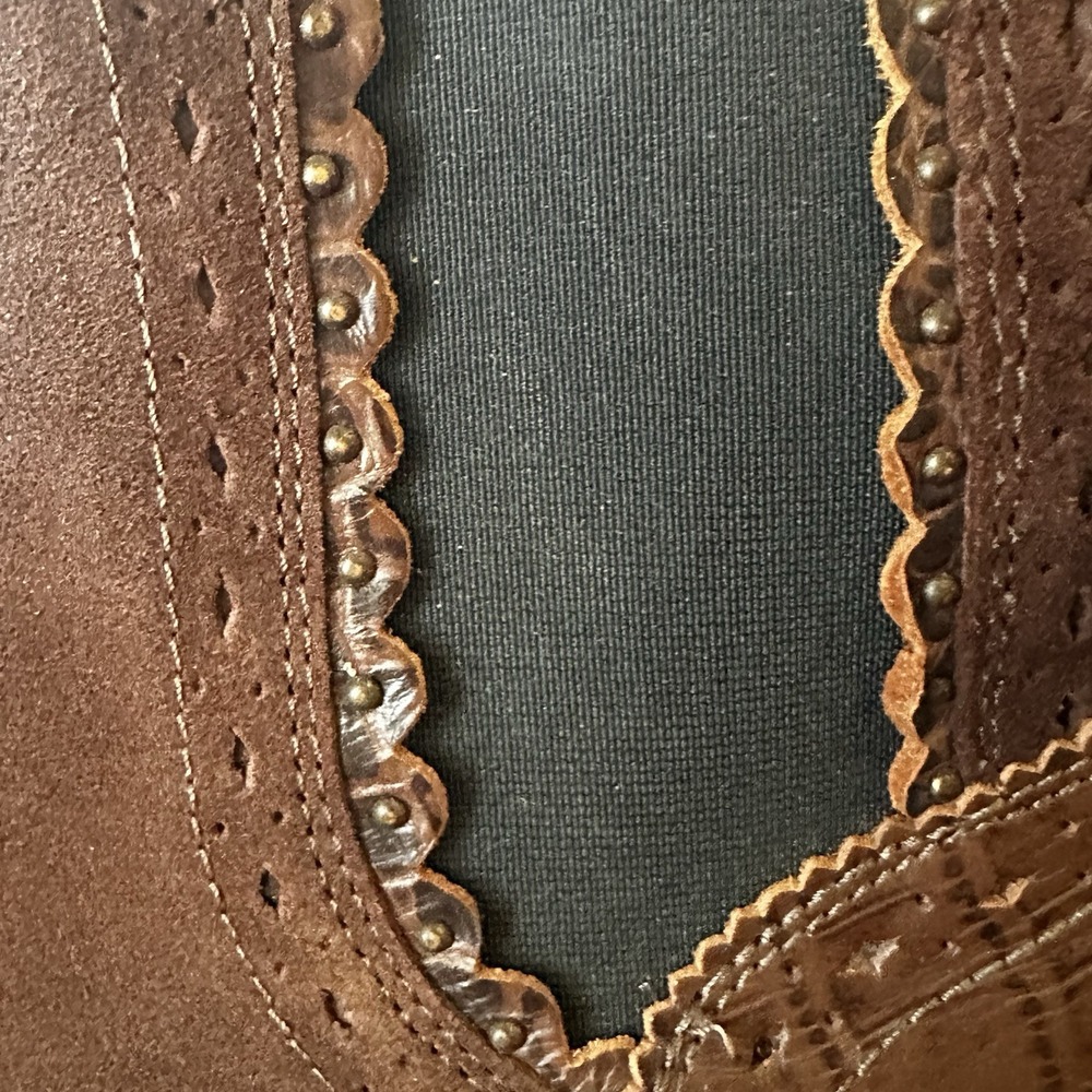 Free People‎ Atlas Chelsea Boots Brown Leather Upper Shoes Size EU 40 US 9.5 *R* - Picture 8 of 14